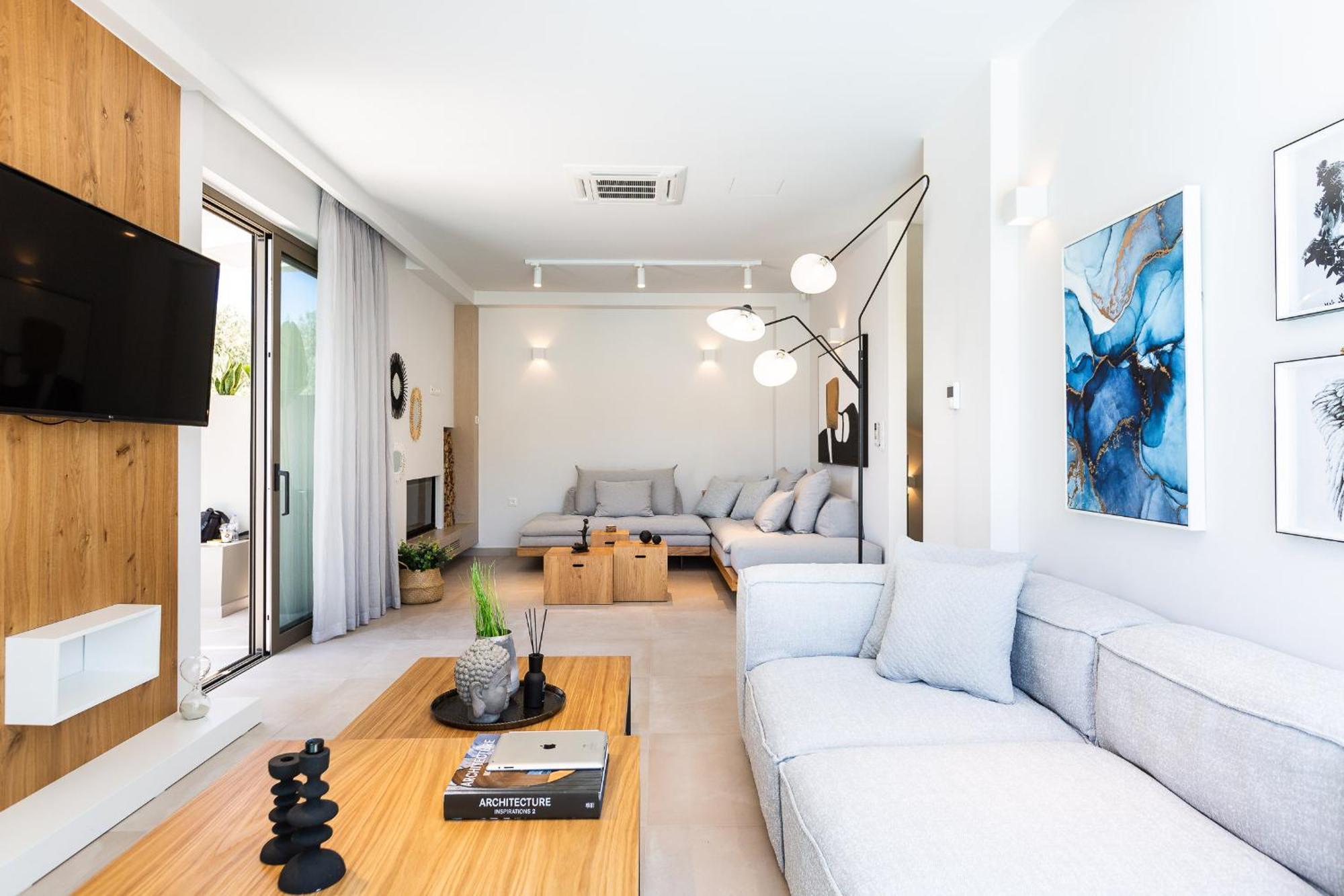 Vasilios Villa, With Pool, Gym & Close To Beach, By Thinkvilla Loutra Extérieur photo